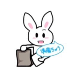 daily life rabbit. sticker #10155082