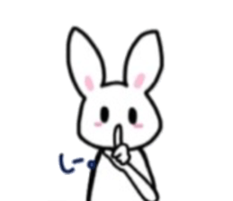 daily life rabbit. sticker #10155084