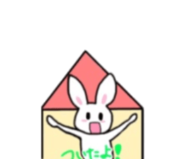 daily life rabbit. sticker #10155085