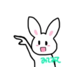 daily life rabbit. sticker #10155086