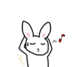 daily life rabbit. sticker #10155087