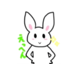 daily life rabbit. sticker #10155090