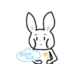 daily life rabbit. sticker #10155091