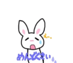 daily life rabbit. sticker #10155092