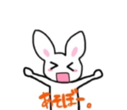 daily life rabbit. sticker #10155093