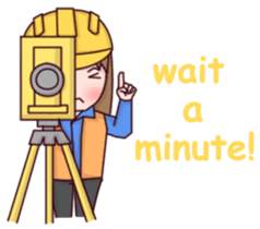 Woman contractor sticker #10155099