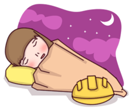 Woman contractor sticker #10155103