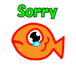 funny bream (English) sticker #10155510