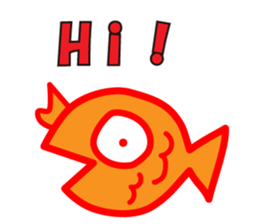 funny bream (English) sticker #10155526