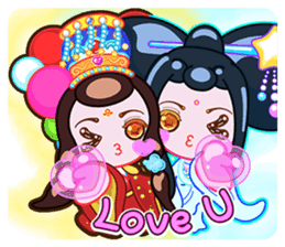 The Lucky & Classical Girls From Sitara sticker #10156315