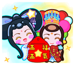 The Lucky & Classical Girls From Sitara sticker #10156316
