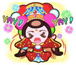 The Lucky & Classical Girls From Sitara sticker #10156322