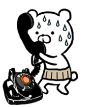 The world of the stylish bear sticker #10156519