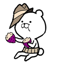 The world of the stylish bear sticker #10156520