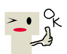 Is pretty; faintly robot "hono Robo" sticker #10156582