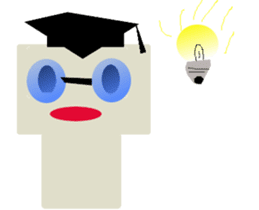 Is pretty; faintly robot "hono Robo" sticker #10156598