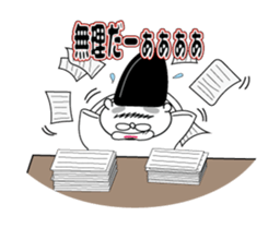 Animals work of the Heian period sticker #10156679