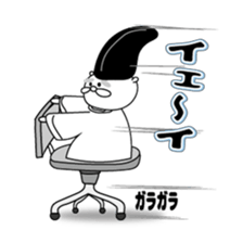 Animals work of the Heian period sticker #10156684