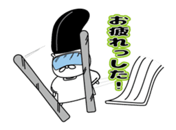 Animals work of the Heian period sticker #10156690