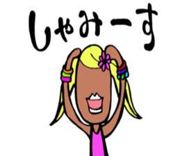 Japanese GANGURO GAL sticker #10157188