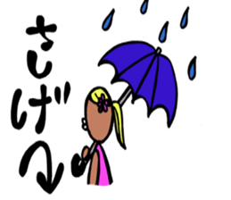 Japanese GANGURO GAL sticker #10157193