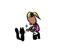 Japanese GANGURO GAL sticker #10157207