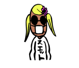 Japanese GANGURO GAL sticker #10157211