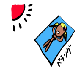 Japanese GANGURO GAL sticker #10157213