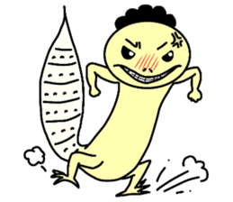 The lizard which speaks language of cats sticker #10157420