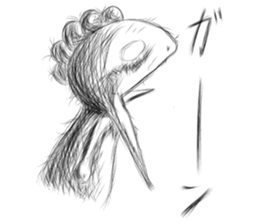 The lizard which speaks language of cats sticker #10157423