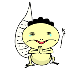 The lizard which speaks language of cats sticker #10157427