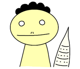 The lizard which speaks language of cats sticker #10157438