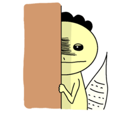 The lizard which speaks language of cats sticker #10157448