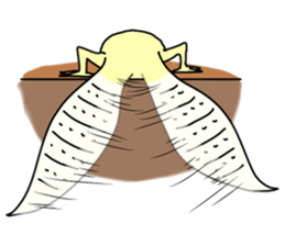 The lizard which speaks language of cats sticker #10157449