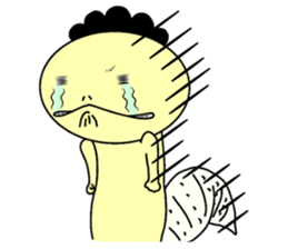 The lizard which speaks language of cats sticker #10157452