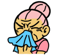 Pink Grand Mother Angel sticker #10157827