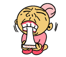 Pink Grand Mother Angel sticker #10157836