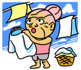 Pink Grand Mother Angel sticker #10157849