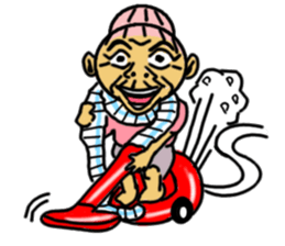 Pink Grand Mother Angel sticker #10157851