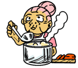 Pink Grand Mother Angel sticker #10157852