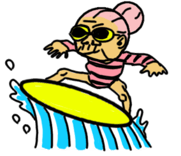 Pink Grand Mother Angel sticker #10157855