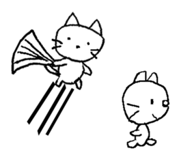 White Cat  (World) sticker #10157868