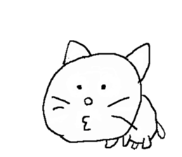 White Cat  (World) sticker #10157880