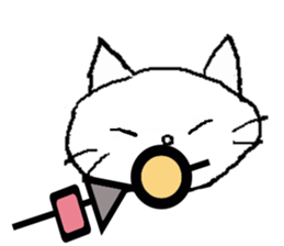 White Cat  (World) sticker #10157883