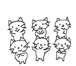 White Cat  (World) sticker #10157894