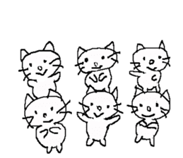 White Cat  (World) sticker #10157894