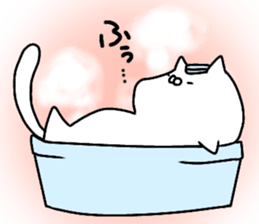White Cat is a loser sticker #10158060