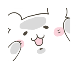 Balloon with cat and bear sticker #10158855