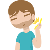 Young couple: John and Lucy in love sticker #10158985