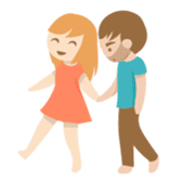 Young couple: John and Lucy in love sticker #10158990